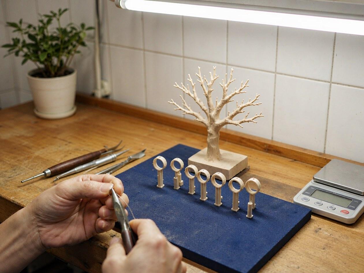 Wachs- und Harz-Prototyping-Station in der CLARVEO-Manufaktur